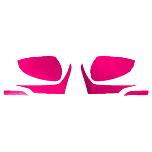 ドアミラーステッカー トヨタ アクア NHP10 2011年12月〜2021年06月 クローム調 選べる20カラー 入数:1セット(左右) AP-PF2CRM0125 Door mirror sticker