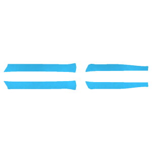 TChhAXebvXebJ[ g^ ANA NHP10 2011N12`2021N06 }bgN[ Iׂ20J[ F1Zbg(4) AP-PF2MTCR0127 Side step sticker
