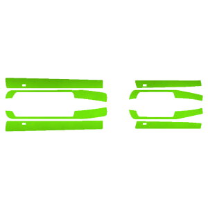 TChhAXebvXebJ[ NTX ES300h AXZH10,11 2018N10` }bgN[ Iׂ20J[ F1Zbg(8) AP-PF2MTCR0167 Side step sticker