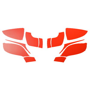 hA~[XebJ[ NTX LC500/LC500h URZ100/GWZ100 2017N03` }bg FO[v1 F1Zbg(E) AP-PF2CFMT0169 Door mirror sticker