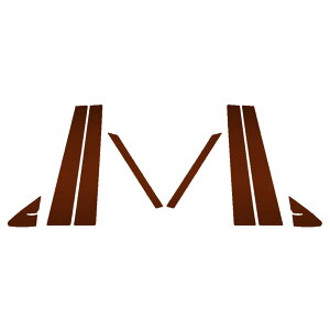 s[XebJ[ NTX LS500/LS500h VXFA50,55/GVF50,55  2020N11` }bgN[ Iׂ20J[ F1Zbg(8) AP-PF2MTCR0184 Pillar sticker