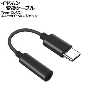 CzϊP[u ubN Type-C(IX)3.5mmCzWbNɕϊI AP-UJ1085-BK earphone conversion cable