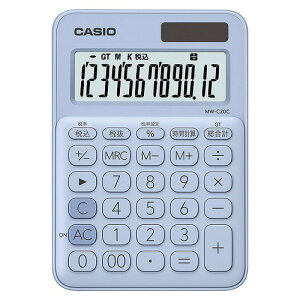 CASIO(JVI) Jt~jWXgd y[u[ MW-C20C-LB-N(35925) colorful mini calculator