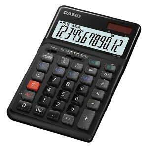 CASIO(JVI) lԍHwdWXg^Cv  JE-12D-BK-N(48879) Ergonomic calculator type