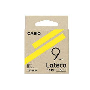 CASIO(JVI) eRe[v  9mm XB-9YW(42432) lateco tape