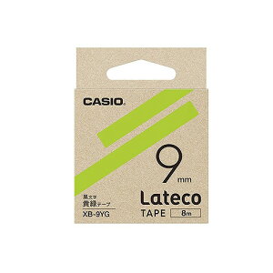 CASIO(JVI) eRe[v  9mm XB-9YG(42434) lateco tape