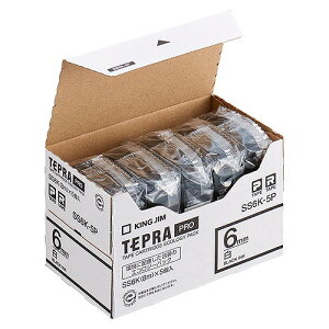 �L���O�W��(Kingjim) �e�v��PRO �e�[�v�J�[�g���b�W �� �����F1��(5��) SS6K-5P(60236) Tepra Tape Cartridge