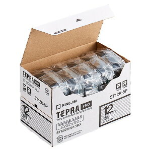 �L���O�W��(Kingjim) �e�v��PRO �e�[�v�J�[�g���b�W ���� �����F1��(5��) ST12K-5P(60076) Tepra Tape Cartridge