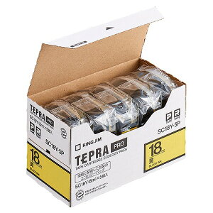 LOW(Kingjim) evPRO e[vJ[gbW  F1(5) SC18Y-5P(60074) Tepra Tape Cartridge