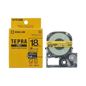 LOW(Kingjim) evPRO e[vJ[gbW / }bgx SB18Y(73250) Tepra Tape Cartridge