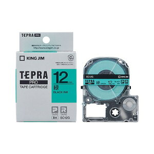 LOW(Kingjim) evPRO e[vJ[gbW  SC12G(20203) Tepra Tape Cartridge
