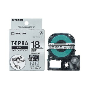 LOW(Kingjim) evPRO e[vJ[gbW / }bgx SB18T(20718) Tepra Tape Cartridge