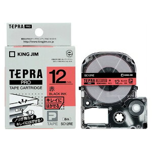 LOW(Kingjim) evPRO e[vJ[gbW / LCɂ͂郉x SC12RE(28560) Tepra Tape Cartridge