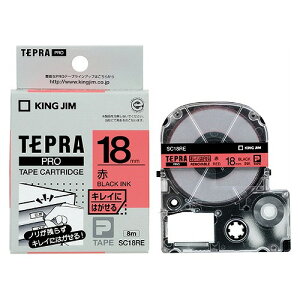 LOW(Kingjim) evPRO e[vJ[gbW / LCɂ͂郉x SC18RE(28563) Tepra Tape Cartridge
