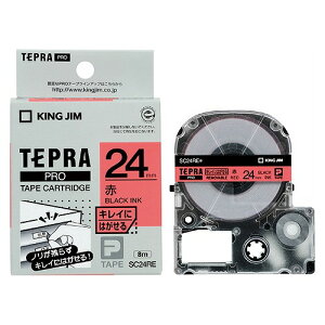 LOW(Kingjim) evPRO e[vJ[gbW / LCɂ͂郉x SC24RE(28566) Tepra Tape Cartridge