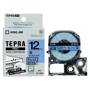 LOW(Kingjim) evPRO e[vJ[gbW / LCɂ͂郉x SC12BE(28562) Tepra Tape Cartridge