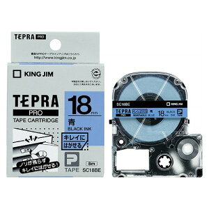LOW(Kingjim) evPRO e[vJ[gbW / LCɂ͂郉x SC18BE(28565) Tepra Tape Cartridge
