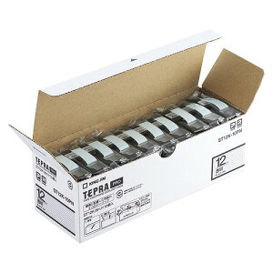 LOW(Kingjim) evPRO e[vJ[gbW  F1pbN(10) ST12K-10PN(36076) Tepra Tape Cartridge