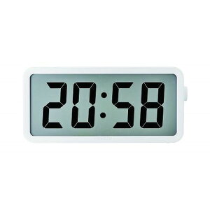 LOW(Kingjim) ^dgfW^v U[W ^C}[NbN DTC-001W(39569) Large radio controlled digital clock Zalarge timer