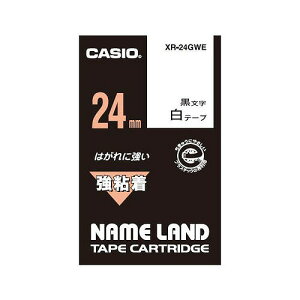 CASIO(JVI) l[he[v 24mm S^Cv XR-24GWE(28592) nameland tape
