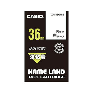 CASIO(�J�V�I) �l�[�������h�e�[�v 36mm ���S���^�C�v XR-36GWE(28593) nameland tape