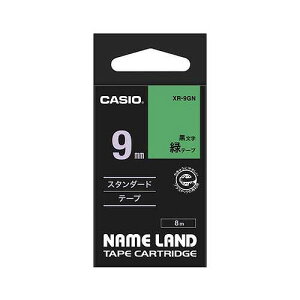 CASIO(�J�V�I) �l�[�������h�e�[�v ��/������ 9mm XR-9GN(12843) nameland tape