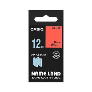 CASIO(JVI) l[he[v / 12mm XR-12RD(12832) nameland tape
