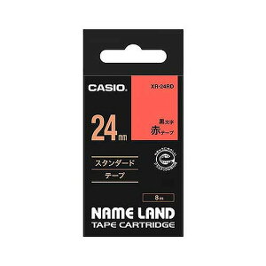 CASIO(JVI) l[he[v / 24mm XR-24RD(12812) nameland tape