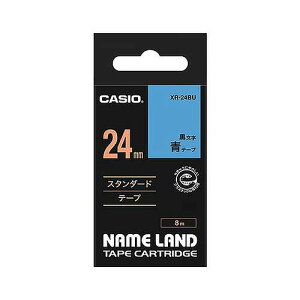 CASIO(JVI) l[he[v / 24mm XR-24BU(12814) nameland tape