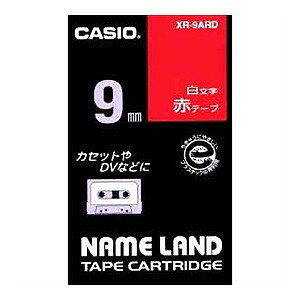 CASIO(�J�V�I) �l�[�������h�e�[�v ��/������ 9mm XR-9ARD(28572) nameland tape