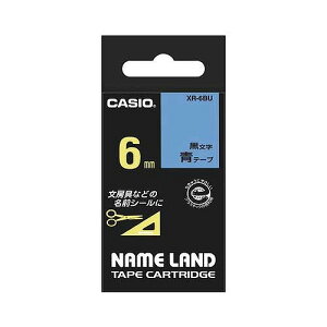 CASIO(JVI) l[he[v / 6mm XR-6BU(31106) nameland tape