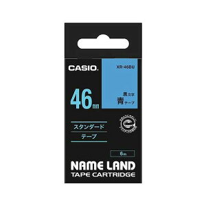 CASIO(JVI) l[he[v / 46mm XR-46BU(31130) nameland tape
