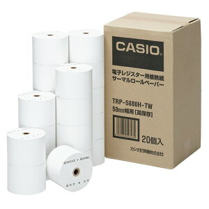 CASIO(�J�V�I) ���M�����[���y�[�p�[ TRP-5880H-TW(37272) thermal paper roll