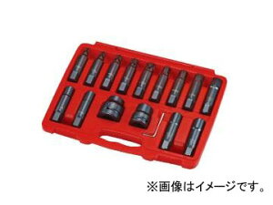 JTC 19mm�C���p�N�g�p�r�b�g�\�P�b�g�Z�b�g JTCJ616C Bit socket set for impact