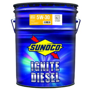 XmR(SUNOCO) IGNITE DIESEL fB[[IC 5W-30 20L DL-1/SH FULL SYNTHETIC oil