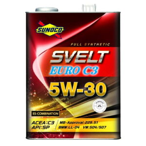 XmR(SUNOCO) SVELT EURO C3 GWIC 5W-30 20L SP/C3 FULL SYNTHETIC engine oil