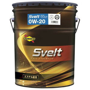 XmR(SUNOCO) SVELT GWIC 0W-20 20L SP/GF-6A FULL SYNTHETIC engine oil