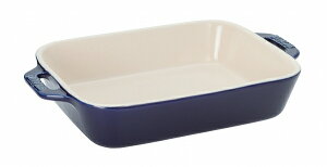 XgEu(Staub) Z~bN N^M[fBbV u[ 40508-591(0547731) ceramic rectangular dish