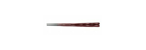 PBTh Zp꓁  24cm 6-1261-8(0442110) resin coated chopsticks hexagonal itto carving