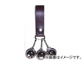 鬼印/浅野木工所 熊よけ鈴 細巾タイプ 27055 Kuma shaped bell hood type
