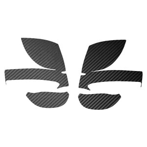 �h�A�~���[�X�e�b�J�[ ���Y GT-R R35�^ ��� 2018�N01���`2023�N05�� �J�[�{���� �I�ׂ�20�J���[ �����F1�Z�b�g(���E) AP-PF2CF0291 Door mirror sticker