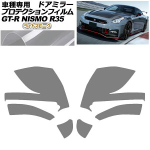 �v���e�N�V�����t�B���� �h�A�~���[ ���Y GT-R R35�^ ��� 2018�N01���`2023�N05�� ���C�g�X���[�N �����F1�Z�b�g(���E) AP-PF0295-LSM01 Protection film door mirror