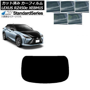 カーフィルム レクサス RZ450e XEBM15 2023年03月〜 リアガラス(1枚型) WINCOS スタンダード 選べる5フィルムカラー AP-WFGY0407-R1 Car film