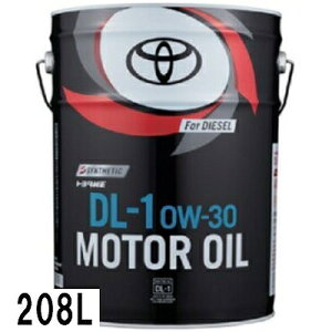 g^ fB[[GWIC 208L DL-1 0W-30 F1 08883-03200 Diesel engine oil