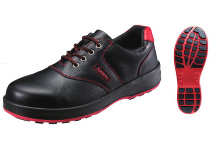シモン/Simon 安全靴 SX3層底 シモンライト SL11-R 黒/赤 サイズ：23.5～28
