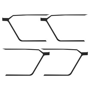 �C���i�[�T�C�h�h�A�g�����X�e�b�J�[ �g���^ RAV4 50�n 2019�N04���` �}�b�g�N���[���� �I�ׂ�20�J���[ �����F1�Z�b�g(4��) AP-PA2MTCR0019