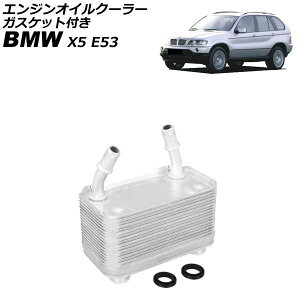 �G���W���I�C���N�[���[ BMW X5 E53 3.0i,4.4i,4.6is 2000�N�`2007�N �K�X�P�b�g�t�� �����F1�Z�b�g(3��) AP-4T4803 engine oil cooler