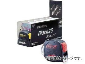 ヤマヨ/YAMAYO ブラック22 ロック付 コンベックスルール BL25-55M カラー：ブラック 長さ：5.5m JAN：4957111496757 入数：6個(3色×2個) Black with lock