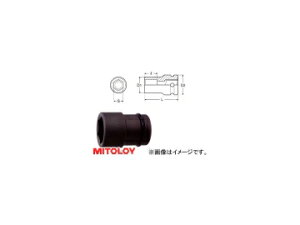 ~gC/MITOLOY 1"(25.4mm) CpNg`p \Pbg(Z~Oԃ^CpE^Cv) 6p 32mm P8SL-32 Socket for impact wrench semi long car tire thin meat type