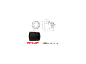 ~gC/MITOLOY 1-1/2"(38.1mm) CpNg`p \Pbg(X^_[h^Cv) 6p 100mm P12-100 Socket for impact wrench standard type